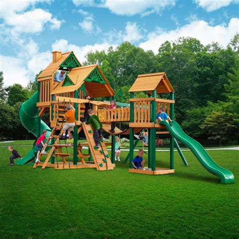 Another great option is the Wilderness Retreat from Gorilla Playsets. . Gorilla outdoor playsets